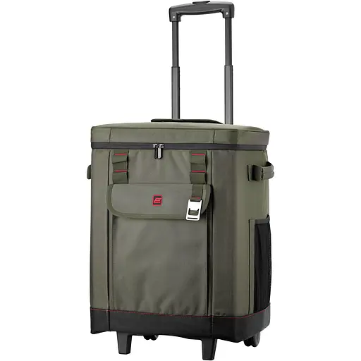 Термосумка 2E Picnic на колесах 50 л оливковая - фото 1