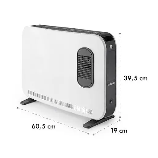 Обігрівач конвекційний Klarstein Baltrum flow до 40 м кв білий (10035034) - фото 2