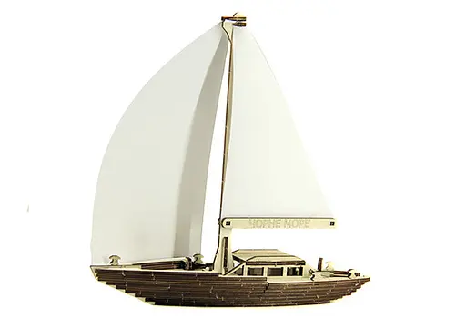 Дерев'яний конструктор Елітна Яхта 51 деталь - фото 1