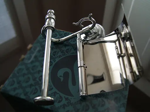 Тримач для туалетного паперу Kugu Versace 211C Хром - фото 3