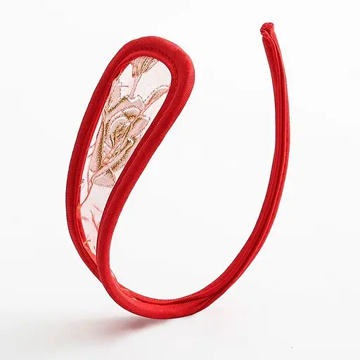 Жіночі стрінги-невидимки без лямок червоні S M - фото 1