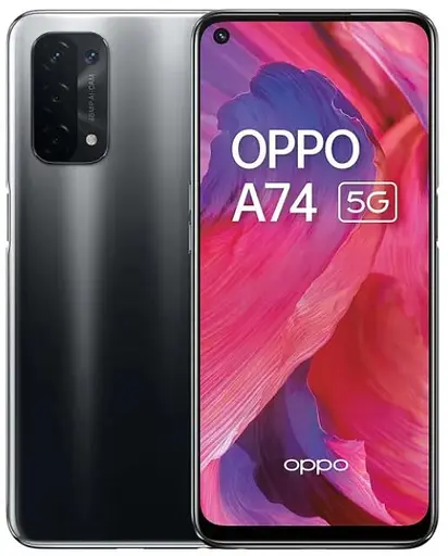 Смартфон Oppo A74 5G 6/128GB Prism Black (Global) - фото 1