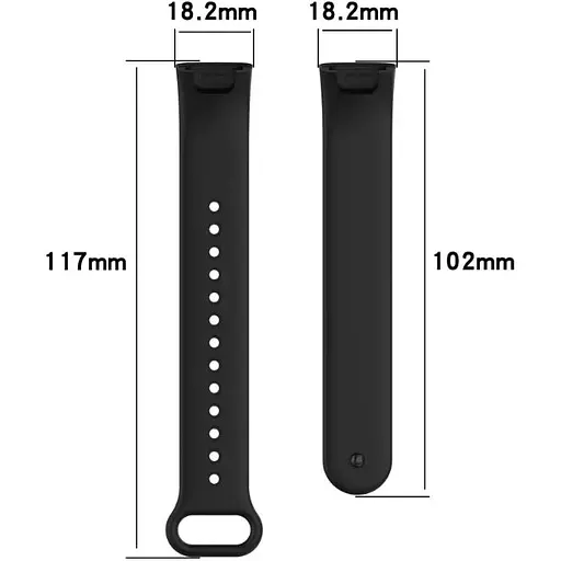 Ремінець DK Silicone Sport Band для Xiaomi Redmi Smart Band Pro (ivory) - фото 3