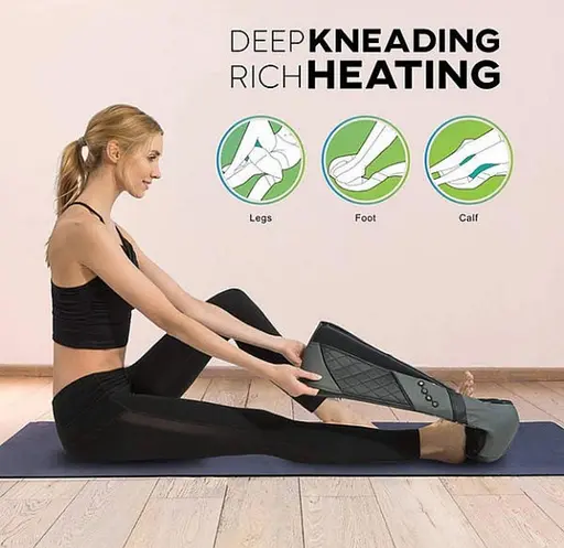 Массажер для шеи и плеч с прогревом, сумкой и адаптером в автомобиль Черный - фото 3