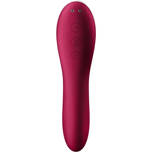 Вибратор с вакуумной стимуляцией Satisfyer Dual Crush Wine Red SO6088 (95344) - фото 5