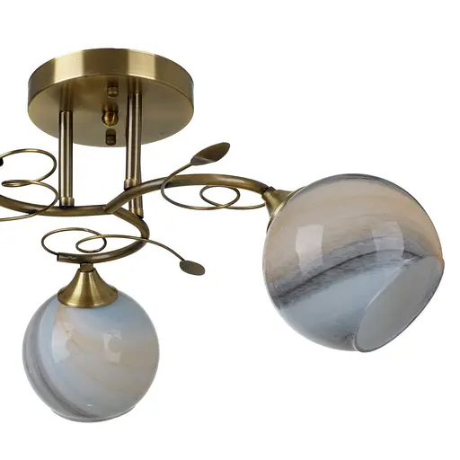 Люстра стельова Brille в спальню E27 60W BZ (LK-682C/3) - фото 5