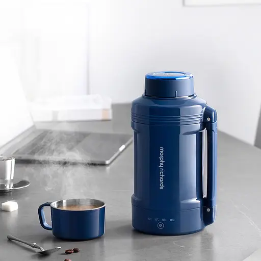Электрический термос Xiaomi Morphy Richards Portable Kettle 1 л Blue (MR6061)  - фото 4