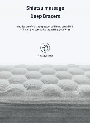 Килимок для клавіатури Joy 440х80х20 мм білий (hub_fx71kr) - фото 4