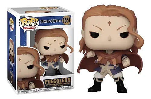 Фигурка Funko Pop Черный Клевер Фуэголеон Вермильон Black Clover Fuegoleon Vermilion 10 см FP BC F 1551