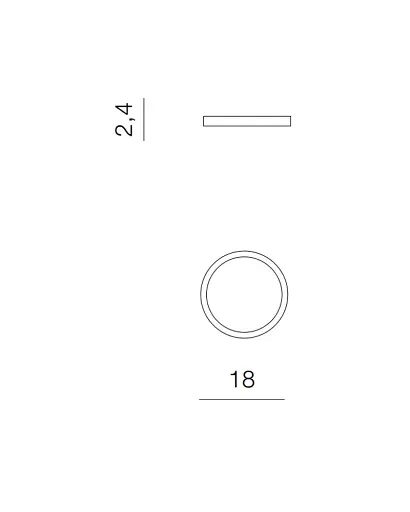 Світильник стельовий з датчиком руху Azzardo AZ5354 Panka LED 1x12W 2800K/4000K/6000K 1440Lm IP40 чорний - фото 2