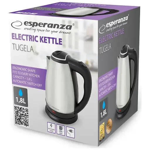 Електрочайник Esperanza EKK104X - фото 2
