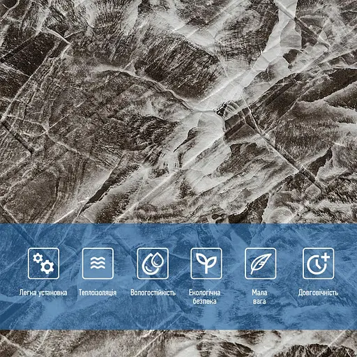 Самоклеющийся декоративный 3D панель Камень серый рваный кирпич700х770х5мм (158) SW-00000487 - фото 4