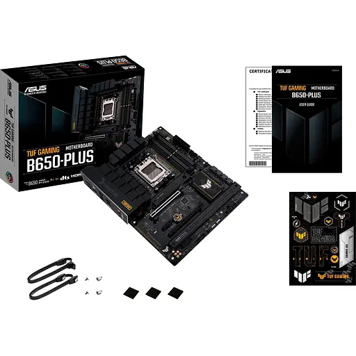 Материнская плата Asus TUF Gaming B650-PLUS sAM5 B650 4xDDR5 M.2 HDMI DP ATX - фото 2