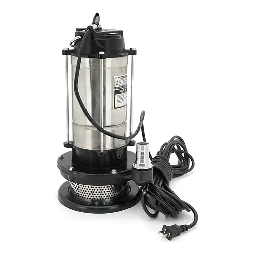 Занурювальний насос 1500W 220V до 4 м³/год підйом до 30 м 25 мм нержавіюча сталь 410х200х230 мм 11.5 кг. + перехідник - фото 1