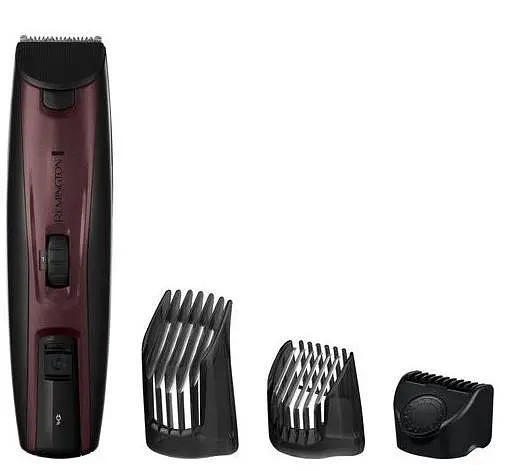 Триммер Remington Beard Kit, для бороды, усов и головы, акум., титан.напив., бордовый - фото 7