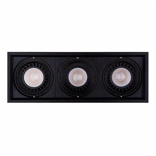 Точковий світильник MJ-Light X15-3 BK - фото 1