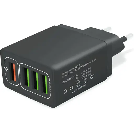 Зарядний пристрій на 4 USB-порти XoKo 6.2 A - фото 1