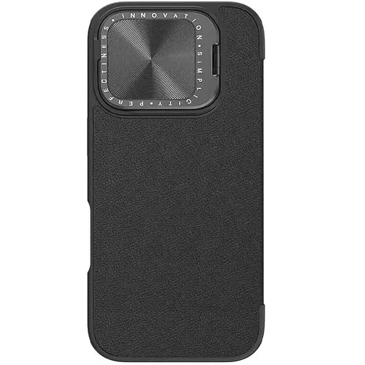 Шкіряний чохол-книжка Nillkin Qin Prop Plain Camshield для Apple iPhone 16 Pro Max 6.9 Classic Black - фото 2