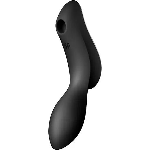 Вакуумний стимулятор з вібрацією Satisfyer Curvy Trinity 2 Black