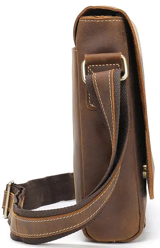 Чоловіча шкіряна сумка Vintage 32х25,5х6 см sum0012517 - фото 9