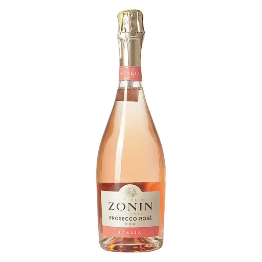 Вино игристое Zonin Prosecco Spumante Brut Cuvee 1821 Rose by Pininfarina розовое 11% 0.75 л - фото 1
