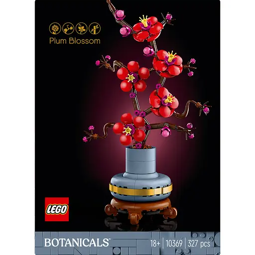 Конструктор LEGO Botanicals Сливовий цвіт 327 деталей (10369)