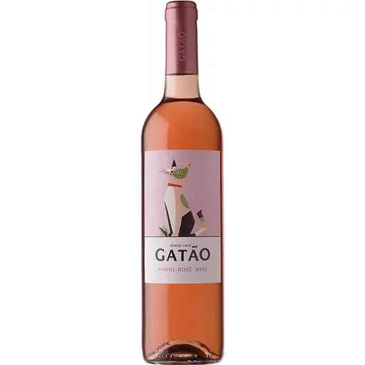 Вино Gatao Vinho Verde DOC розовое полусухое 10.5% 0.75 л