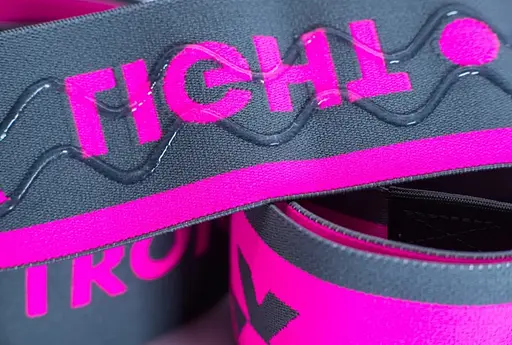 Набір тканинних гумок MadMax MFA-305 Hiploop для фітнесу та спорту 3 шт. Grey/Pink (MFA-305-3set) - фото 8