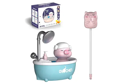 Игрушка для купания "Свинка" на батарейках Q4Y