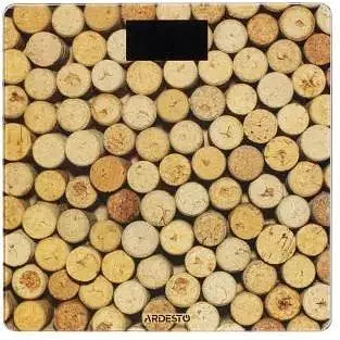 Ваги підлогові Ardesto SCB-965CORK, електронні, максимальна вага 150 кг, скло, сенсорне керування, автовідключення, функція