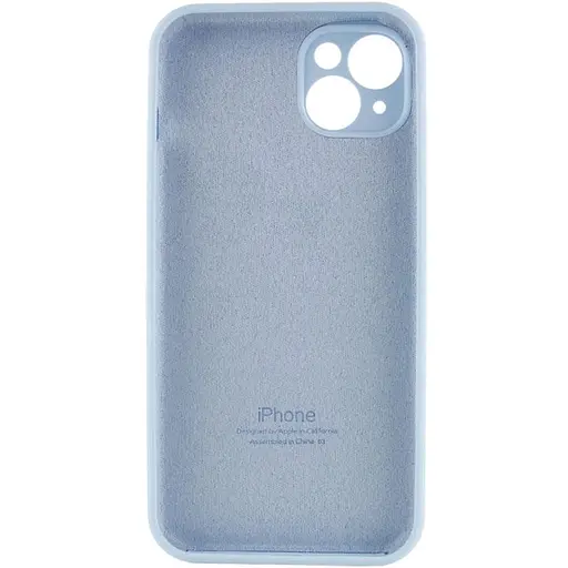 Чехол Epik Silicone Case Full Camera Protective AA для Apple iPhone 15, 6.1 Голубой/Sweet Blue - фото 4