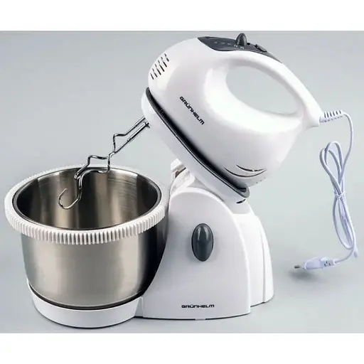 Стаціонарний електричний міксер Grunhelm GRM 660 400 Вт кухонний з насадками - фото 6