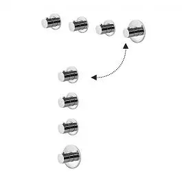 Термостат для душа/ванны Paffoni Modular Box chrome MDE019CR, Хром - фото 3