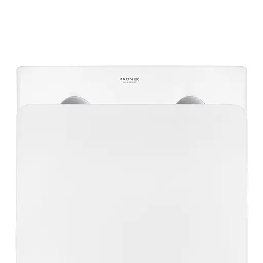 Унитаз подвесной Kroner Harz WHI483632 TORNADO безободковый с сиденьем (KH483632WHIT), Белый - фото 10