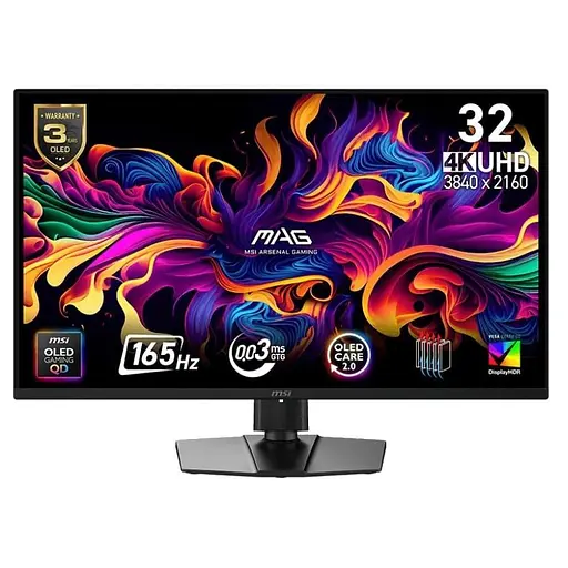 Монитор MSI 31.5" MAG 322UP QD-OLED E16 UHD OLED 165Hz (MAG 322UP QD-OLED E16) - фото 1