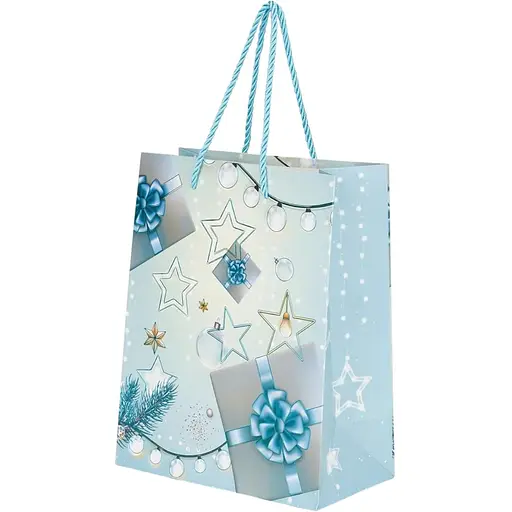 Пакет подарунковий новорічний Подарунок JZ051043 Різнокольоровий (NY) - фото 1