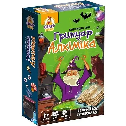 Гра настільна Vladi Toys Гримуар Алхіміка розважальна VT8077-08 Різнокольоровий - фото 1
