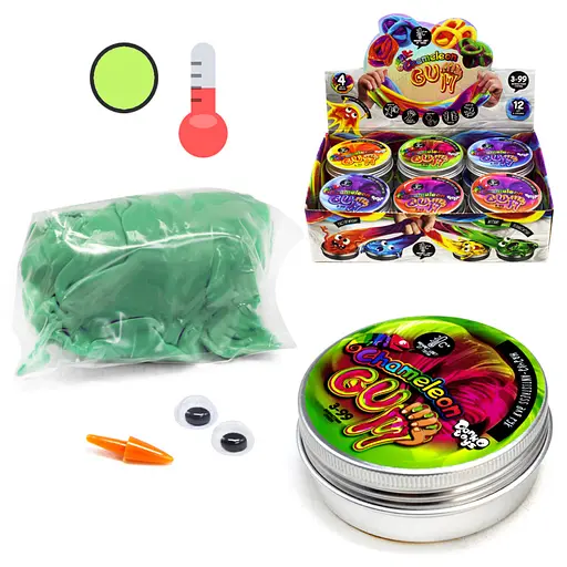 Жуйка для рук Danko Toys Chameleon Gum ChGUM-01 укр зелено-салатова