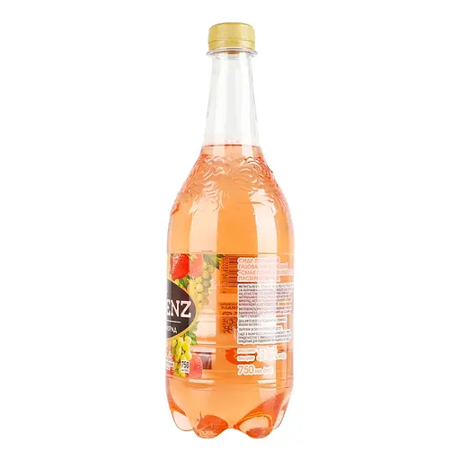 Сидр Gardenz Вкус Клубника и виноград обыкновенный газированный сладкий 5% 0.75 л - фото 2