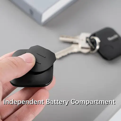 Локатор Nutale Air Pro Key Finder Tag Black – Только IOS – 1 шт. Bluetooth Item Finder Tracker Item Locator - Работа с iPhone - фото 3