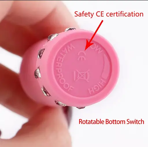 Багатошвидкісна вібраційна алмазна куля для стимуляції клітора, масажу, водонепроникна секс-іграшка - фото 4