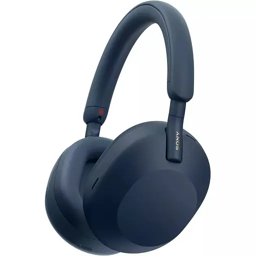 Наушники Over-ear WH-1000XM5 BT 5.2, ANC, Hi-Res, AAC, LDAC, Wireless, Mic, Синий Sony teh0013177 - фото 2