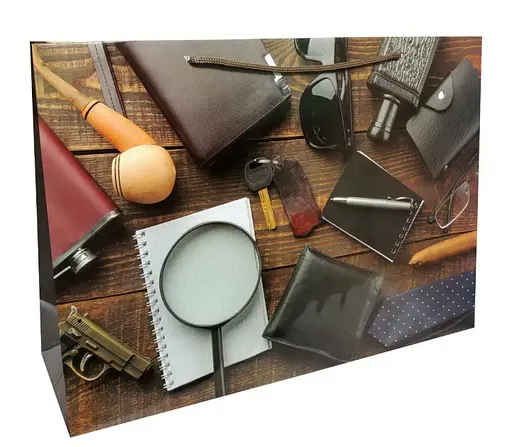 Пакет ламінований, 150 г/м², Діловий №2, 45x33x13 см, 6 шт. в упаковці