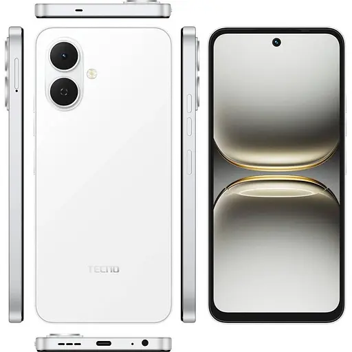 Смартфон Tecno Spark Go 2 (KM4) 3/64GB Veil White (4894947088827) [147678] - фото 4
