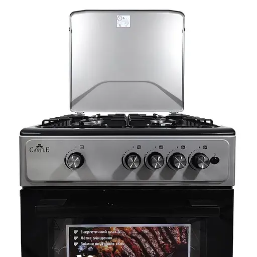 Плита газова Castle CG-60B сіра - фото 4