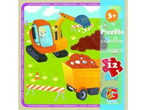 Пазлы G-Toys Транспорт, 12 элементов, LT07