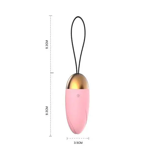 Віброяйце з 10 режимами вібрації 8,5 см Рожевий K000933 - фото 3