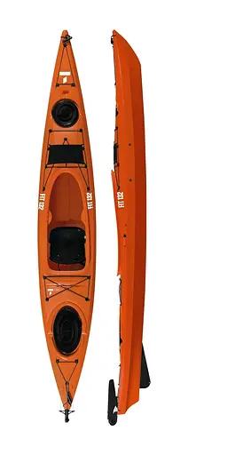 Каяк Tahe Fit 132 Pe Rudder Skeg Orange (1053-107680)