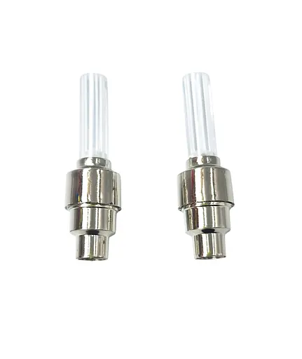 Велосипедний ліхтар на ніпель AV (Schrader) 1 Led живлення 3хAG10 1 режим білий (G00019081) - фото 1