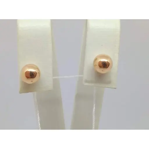 Золоті сережки-пуссети Tango. 580055 - фото 2